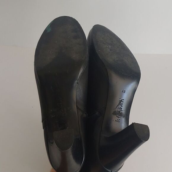 Lauren Ralph Lauren Black Myla Ankle Boots/Booties Women's Size 8B - Picture 9 of 11